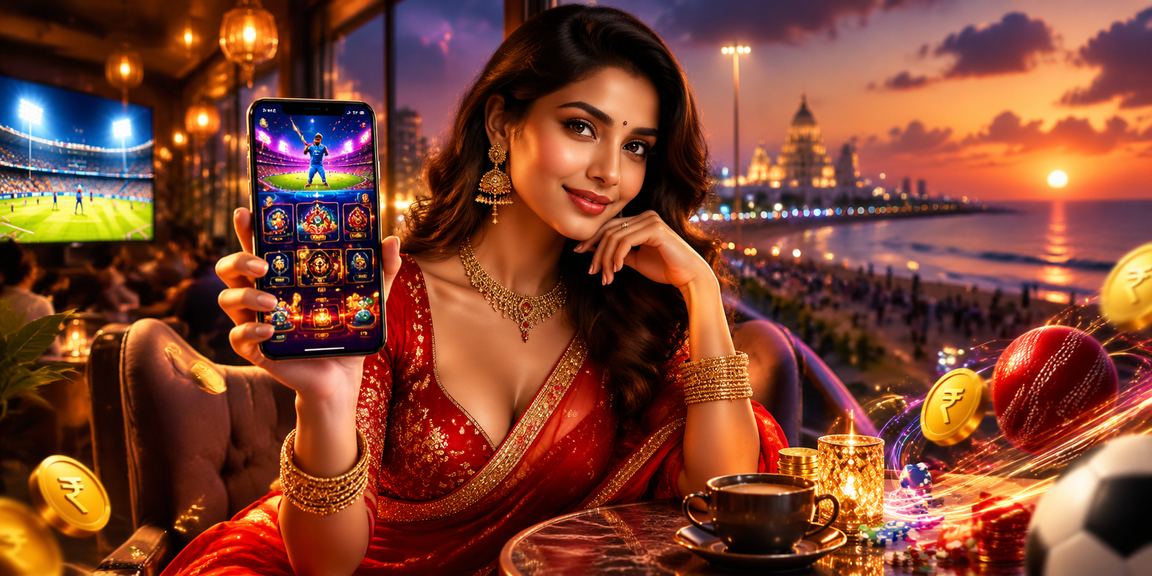 Mobile user placing cricket bets near Chennai Marina beach