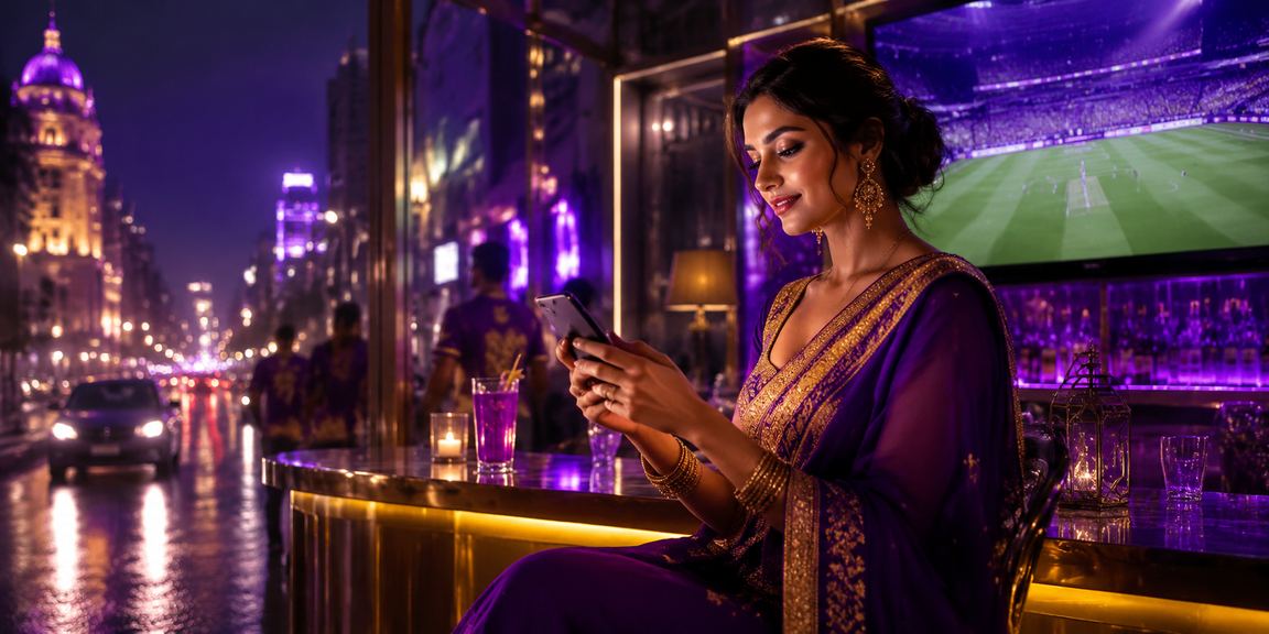 Mumbai cricket betting neon lights